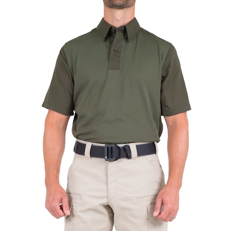 Short Sleeve Shirt, 35% Cotton, 65% Polyester, Button, 0 Pocket(s), Olive Drab Green, XXL MPN:112012