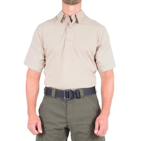 Short Sleeve Shirt, 35% Cotton, 65% Polyester, Button, 0 Pocket(s), Khaki, 4XL MPN:112012