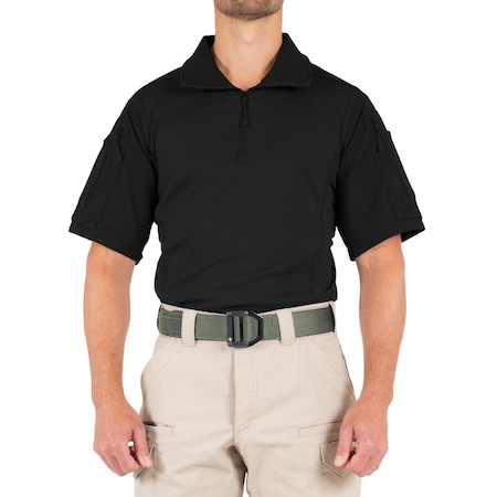 Military Shirt, Black, Men's, L MPN:112017