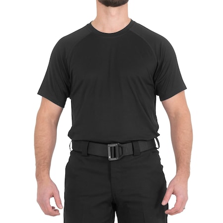 PERFORMANCE TRAINING T-SHIRT SHORT SLEEVE, 100% Polyester, Pullover, 0 Pocket(s), Black, M MPN:112503