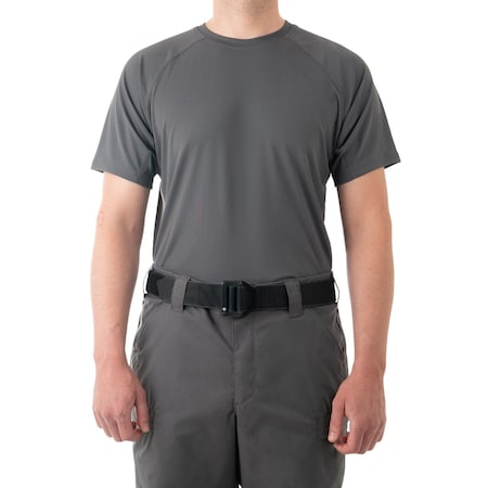 PERFORMANCE TRAINING T-SHIRT SHORT SLEEVE, 100% Polyester, Pullover, 0 Pocket(s), Wolf Gray, M MPN:112503