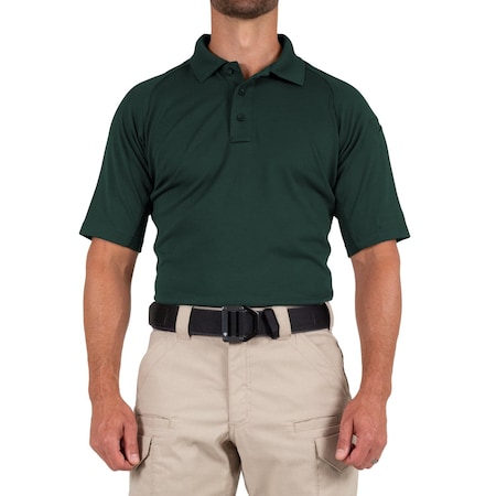 PERFORMANCE POLO SHORT SLEEVE, 100% Polyester, Button, 1 Pocket(s), Spruce Green, 3XL MPN:112509