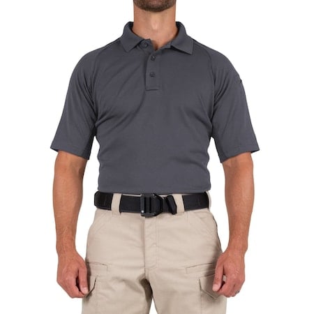 PERFORMANCE POLO SHORT SLEEVE, 100% Polyester, Button, 1 Pocket(s), Asphalt, 6XL MPN:112509