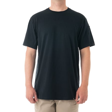 TACTIX COTTON T-SHIRT PEN POCKET, 100% Cotton, Pullover, 1 Pocket(s), Midnight Navy, XXL MPN:112511