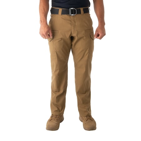 Men V2 Tactical Pants, 34 in, Coyote Brown, 35% Cotton, 65% Polyester MPN:114011