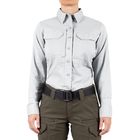 Military Shirt, White, Women's, L MPN:121006