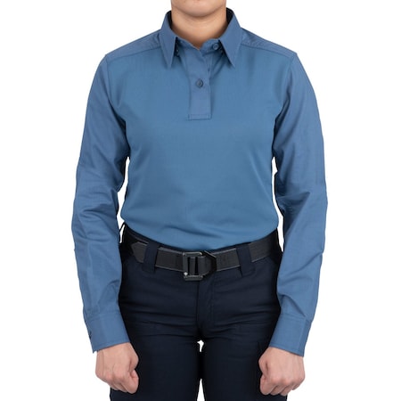 Military Shirt, French Blue, Women's, S MPN:121015