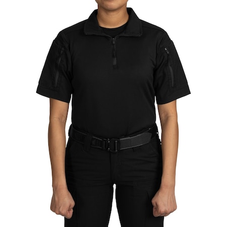 Military Shirt, Black, Women's, L MPN:122024