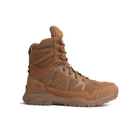 TACTICAL OPERATOR BOOT COYOTE, 1 PR, Rubber Outsole, Plain Toe, Front Lace, Coyote, 10 Regular MPN:165010