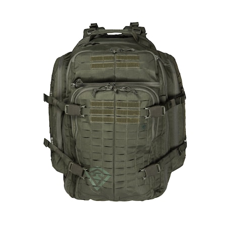 Tactical Backpack, 500D Nylon, OD Green, 13 in L x 22 in H x 9 in D MPN:180035