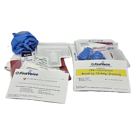 Basic Wall-Mounted Bloodborne Pathogen BBP Kit MPN:BP006