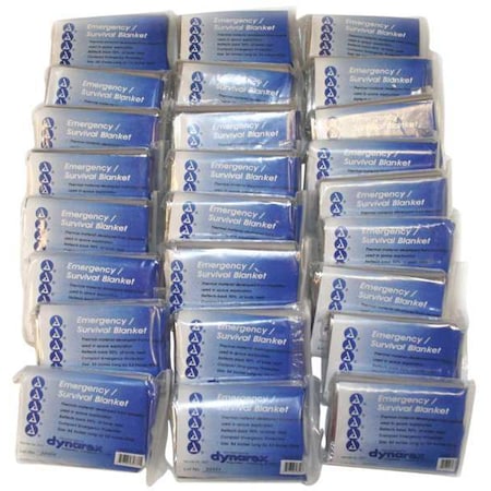 Emergency Response Blankets (25-Pack) MPN:MYLAR1-25