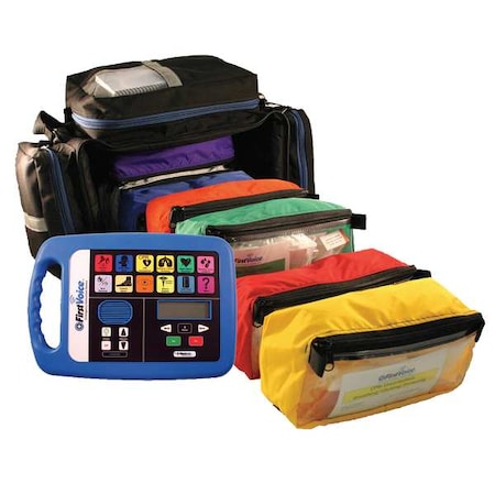 Emergency Treatment System, Cordura Bag, 15 Components, 100 People Served MPN:F3101