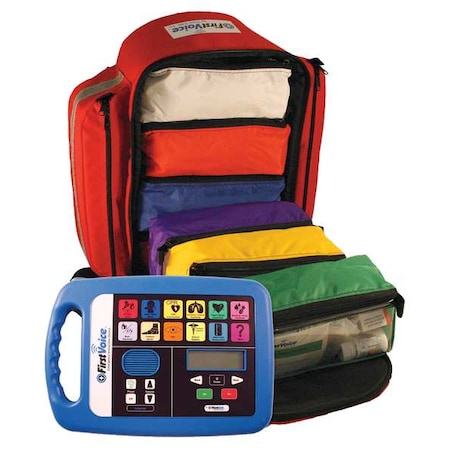 Self-Contained Emergency Treatment System, Cordura Bag, 15 Components, 100 People Served MPN:FV4101