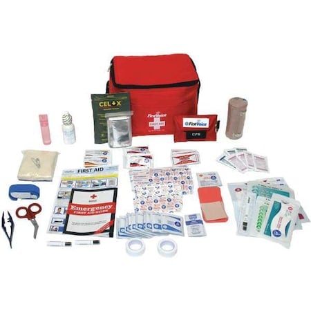 First Aid kit, Nylon Nylon Bag, 88 Components, 0 People Served MPN:HIKE02