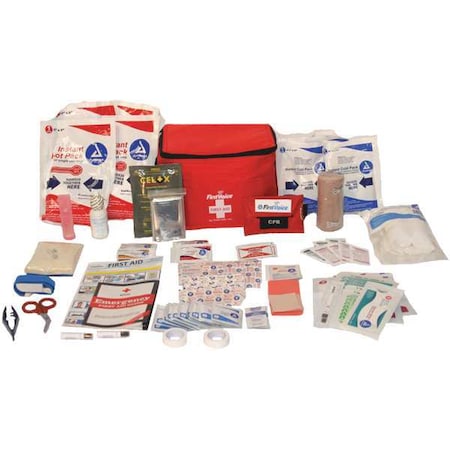 First Aid kit, Nylon Nylon Bag, 97 Components, 0 People Served MPN:HIKE03