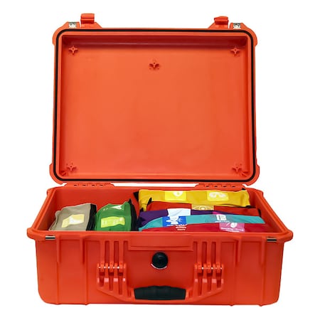Self-Contained Emergency Treatment System, Pelican Bag, 15 Components, 100 People Served MPN:M3101