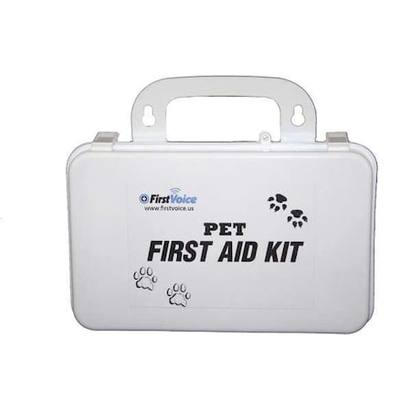 First Aid kit, Plastic Plastic Box, 64 Components, 0 People Served MPN:PET01