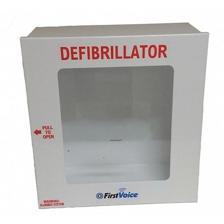 Defibrillator Storage Cabinet, White MPN:TSGEN-1