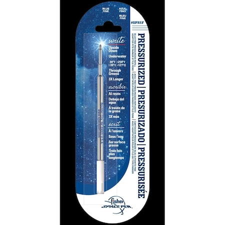 Pen Ink Cartridge, Blue, Ballpoint MPN:SPR1F