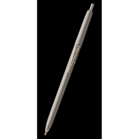 Pen, Silver, Non-Erasable, Ballpoint MPN:SR80SL