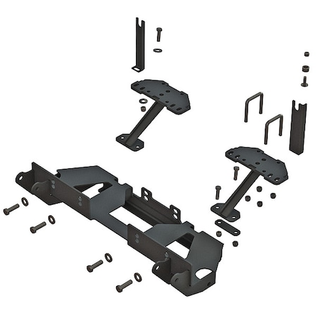 Mounting Kit, Steel, Black, 28