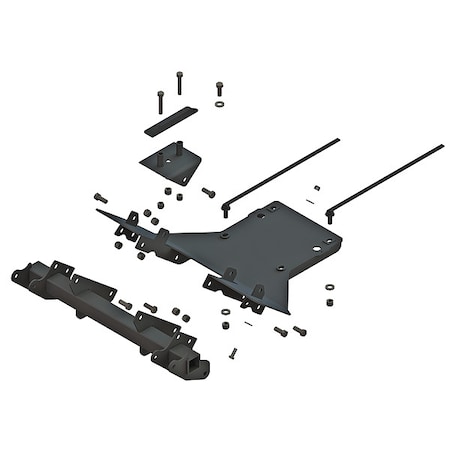 Mounting Kit, Steel, Black, 42