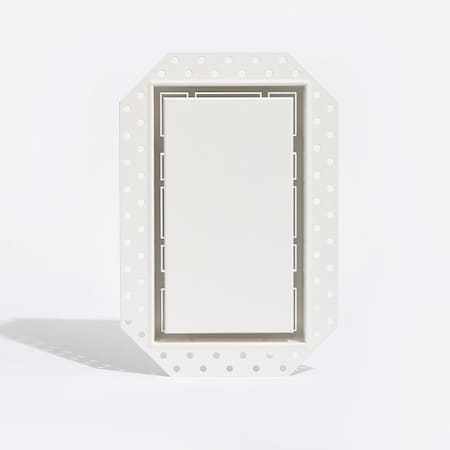 Wall/Ceiling Register, White, Steel MPN:DWALL4X10SWH
