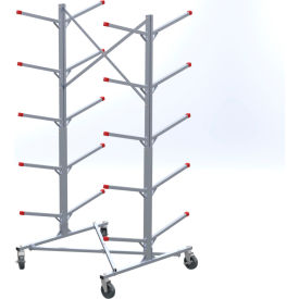 Five Star Mfg Bumper Rack Rolling Caddy Aluminum 40