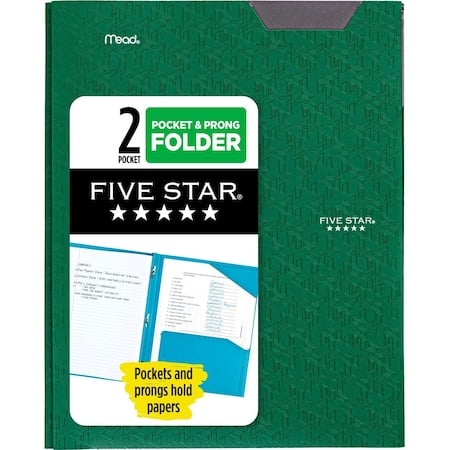 Stay-Put Plastic Pocket and Prong Folder MPN:34030