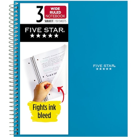Wirebound Notebook, 3 Sub, WR, 8in x 10 MPN:930011CG1-ECM