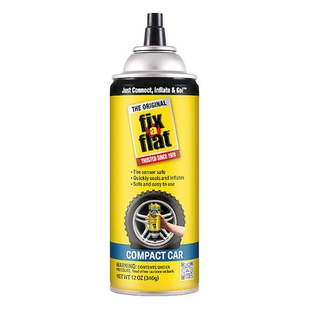 Tire Inflator, 12 oz., 2-39/64