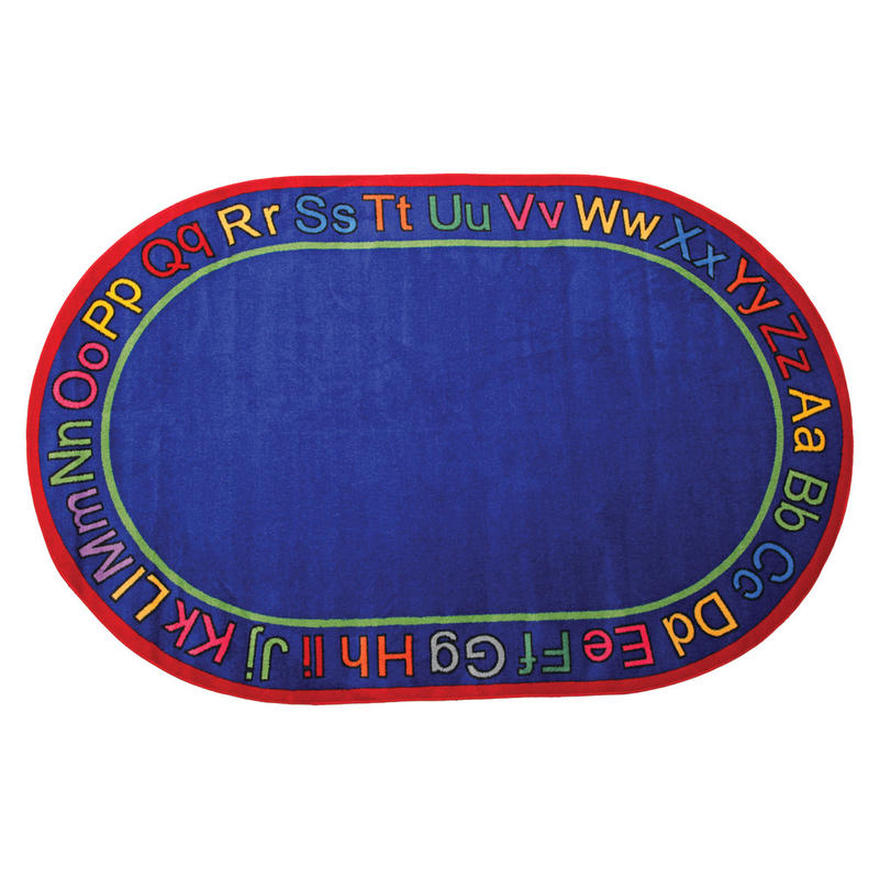 Flagship Carpets Printed Rug, 7-1/2ft x 12ft, Know Your ABCs MPN:FE110-45A