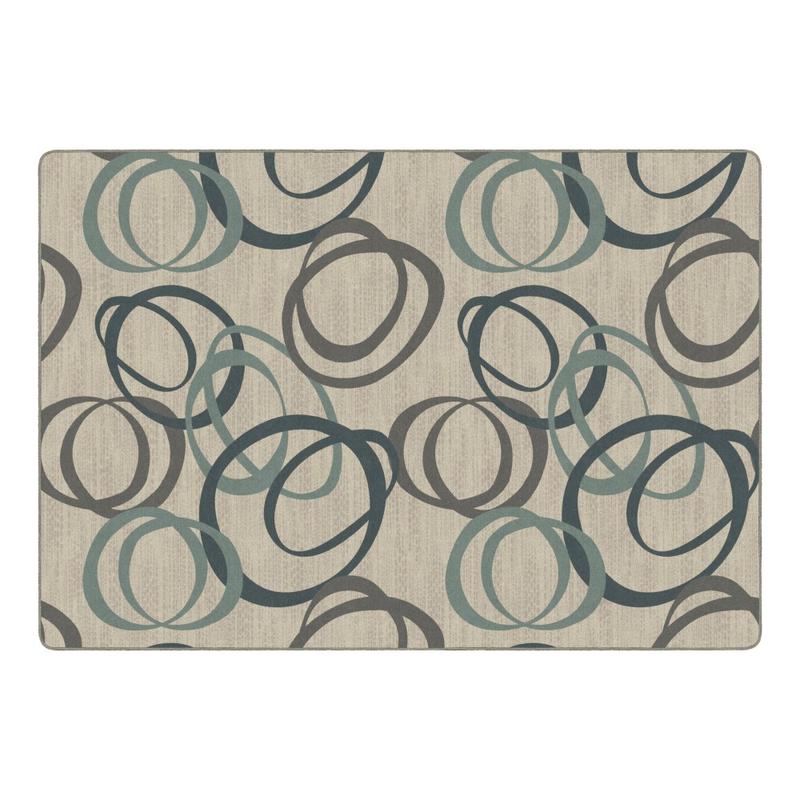 Flagship Carpets Duo Rectangular Rug, 8-1/3ft x 12ft, Blue MPN:FM200-50A