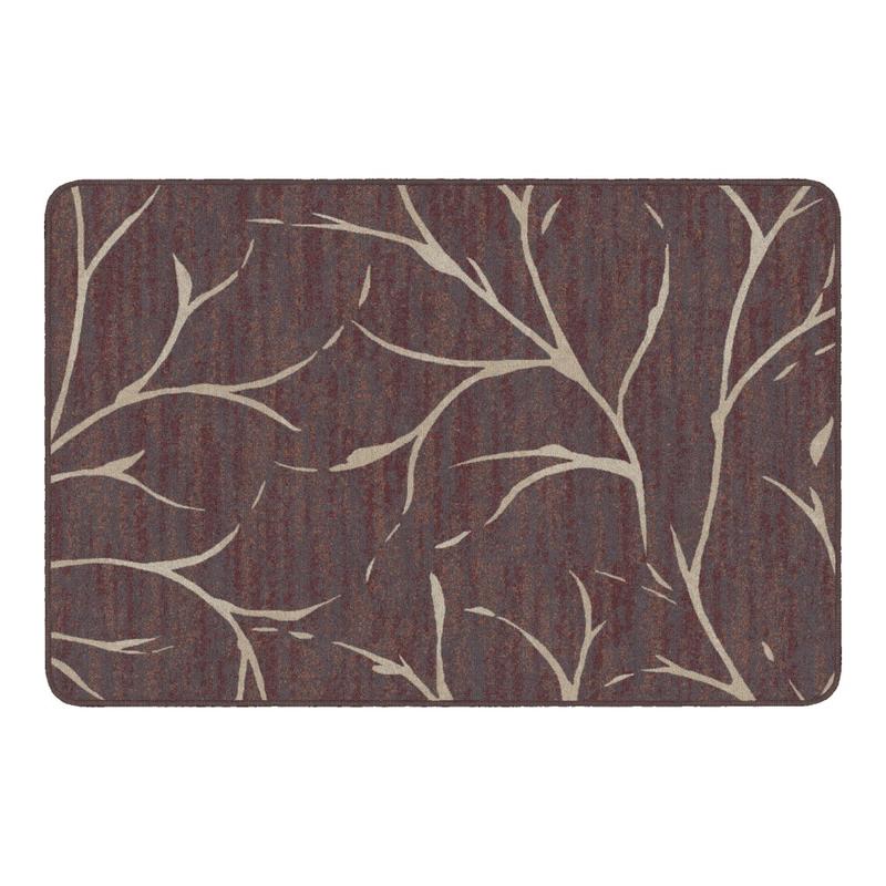 Flagship Carpets Printed Rug, Moreland, 4ftH x 6ftW, Plum Wine MPN:FM224-22A