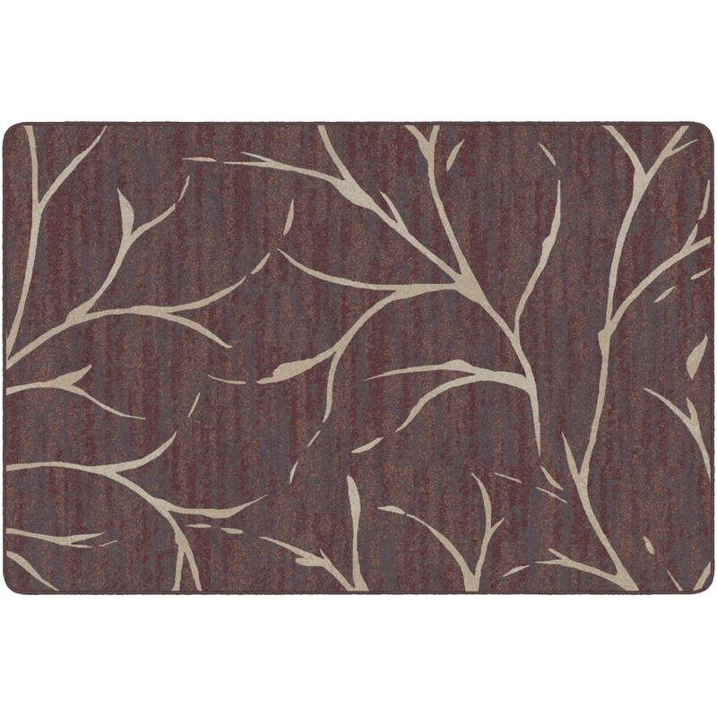 Flagship Carpets Printed Rug, Moreland, 6ftH x 9ftW, Plum Wine MPN:FM224-34A