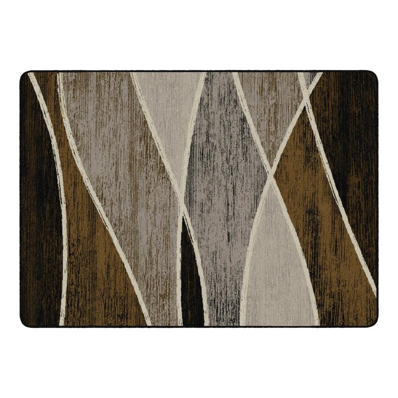 Flagship Carpets Waterford Rectangular Area Rug, 6ft x 8-1/3ft, Chocolate MPN:SM224-34A