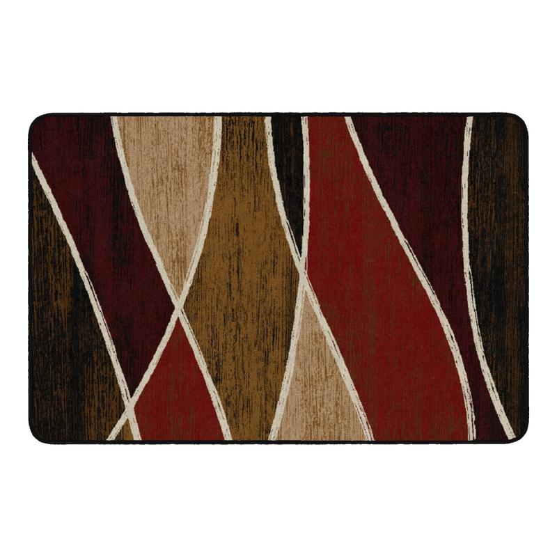 Flagship Carpets Waterford Rectangular Area Rug, 4ft x 6ft, Red MPN:SM225-22A