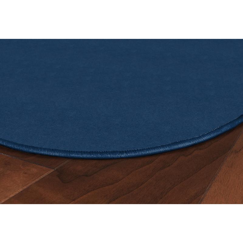 Flagship Carpets Americolors Area Rug, Round, 6ft, Royal Blue MPN:AS-27RB
