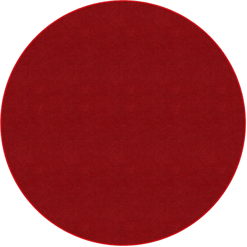 Flagship Carpets Americolors Rug, Round, 6ft, Rowdy Red MPN:AS-27RR