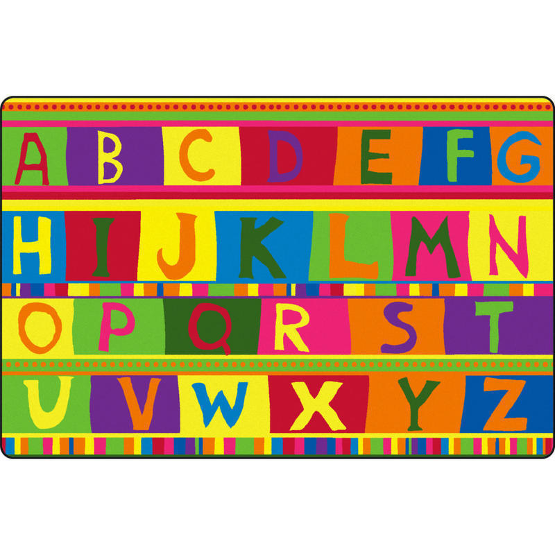 Flagship Carpets ABC Tapestry, 3ft x 5ft, Multicolor MPN:CE192-16W