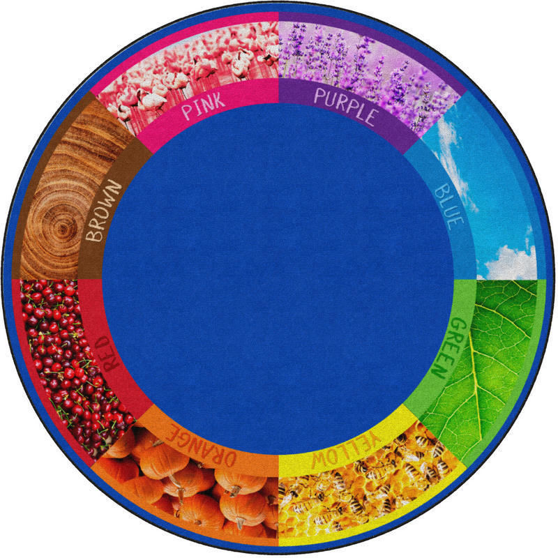 Flagship Carpets See My Colors Round Area Rug, 72in MPN:FA1016-27FS