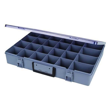 Plastic, 24 compartments, 3 in D x 3 in H x 13 in W MPN:1024-2