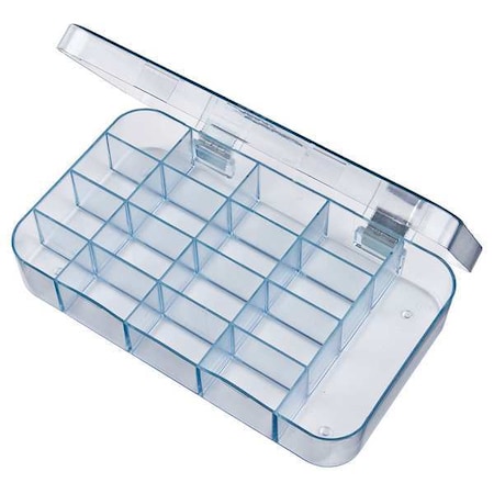 Plastic, Compartment Box, 1-1/4 in D x 1 5/16 in H x 4-1/2 in W MPN:5126CL