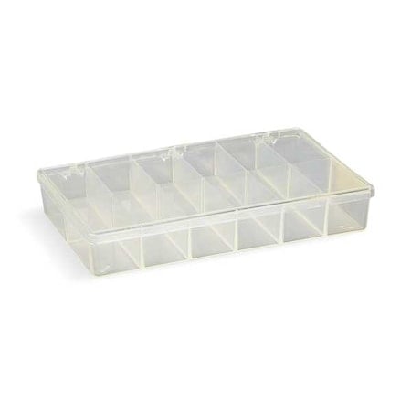 Compartment Box with 12 compartments, Plastic, 1 13/16 in H x 6-3/16 in W MPN:6654KD