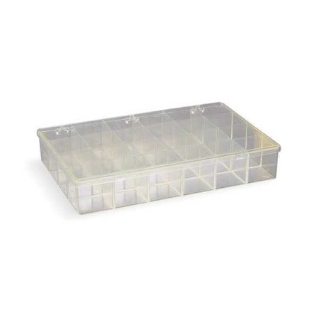 Compartment Box with 24 compartments, Plastic, 2 13/16 in H x 8-1/2 in W MPN:6680KC