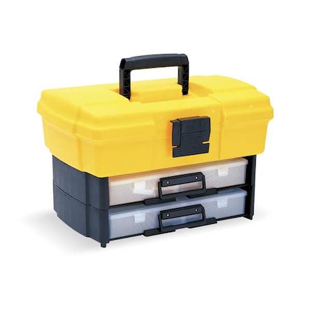 Expandable Building Box with 3 compartments, Plastic, 11 3/4 in H x 18 1/2 in W MPN:6730HB