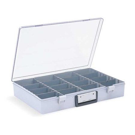 Compartment Box with 4 to 40 compartments, Plastic, 3 in H x 18 1/2 in W MPN:6745AB