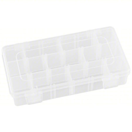 Adjustable Compartment Box with 3 to 18 compartments, Plastic, 1 1/2 in H x 3-5/16 in W MPN:T2003