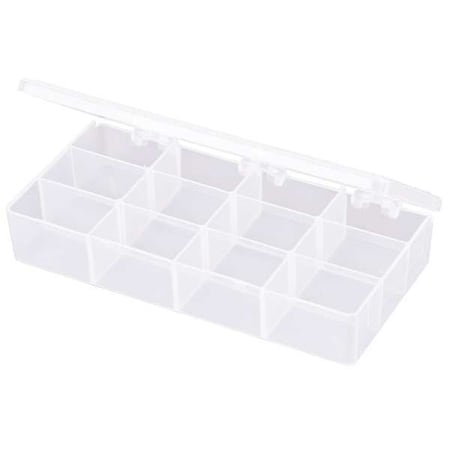 Compartment Box with 12 compartments, Plastic, 1 3/8 in H x 3-3/16 in W MPN:T219